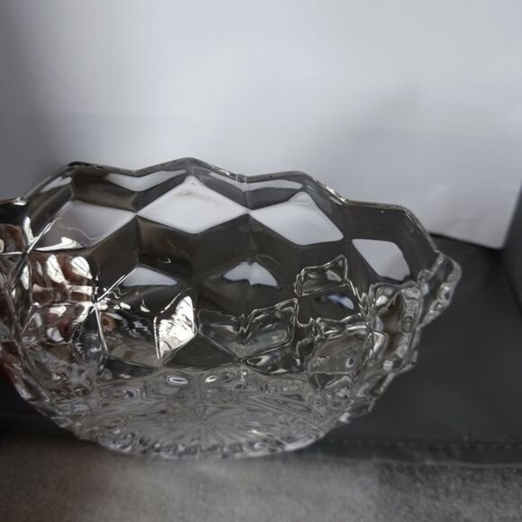 Fostoria American vtg candy dish,nut and trinket bowl set of 2 - Picture 5 of 12